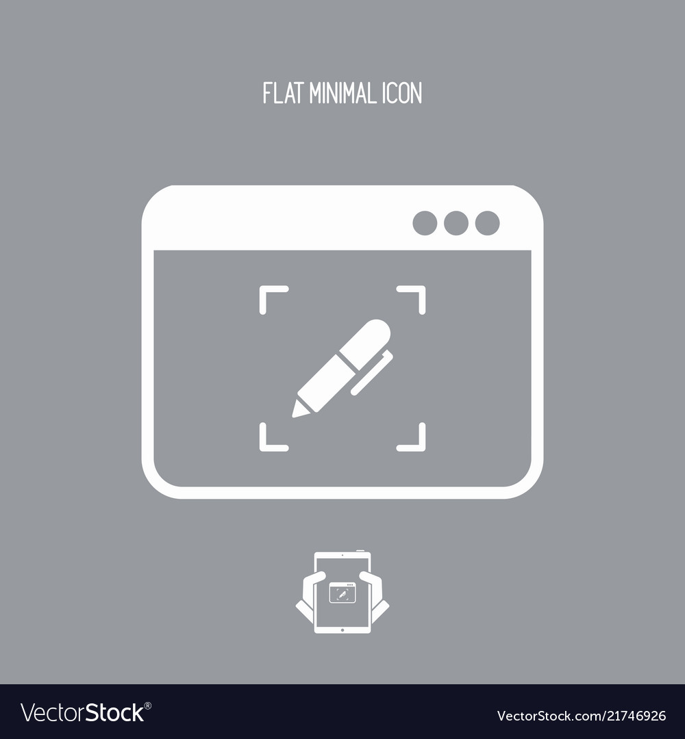 Customized computer services - web icon