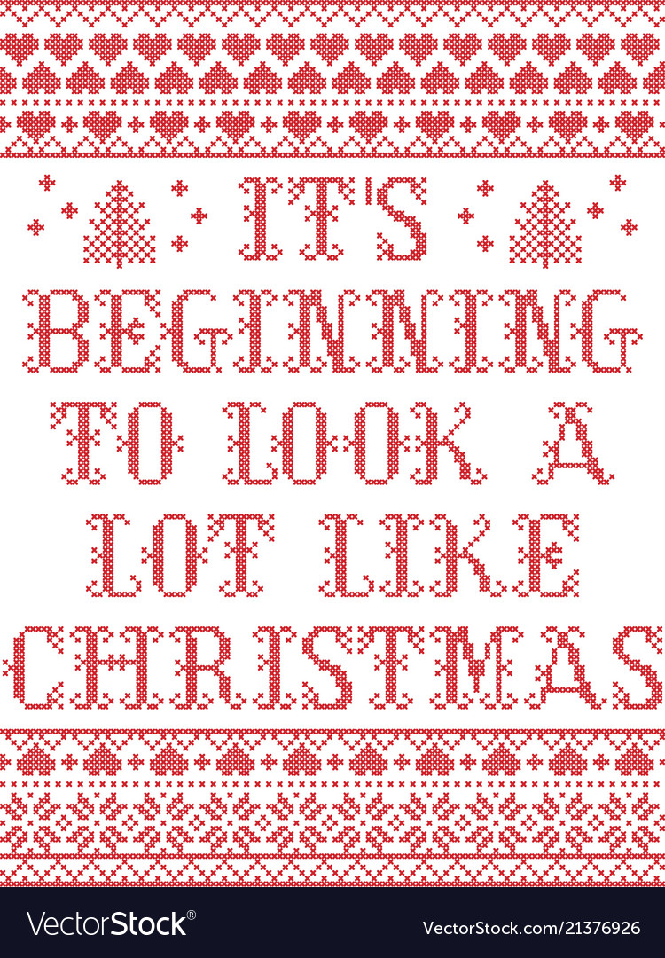 V its beginning. It's beginning to look a lot like Christmas.