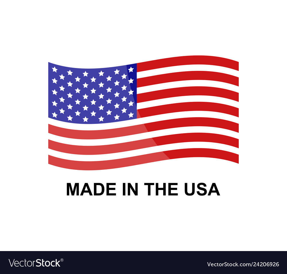 Made in usa vector image Made in usa
