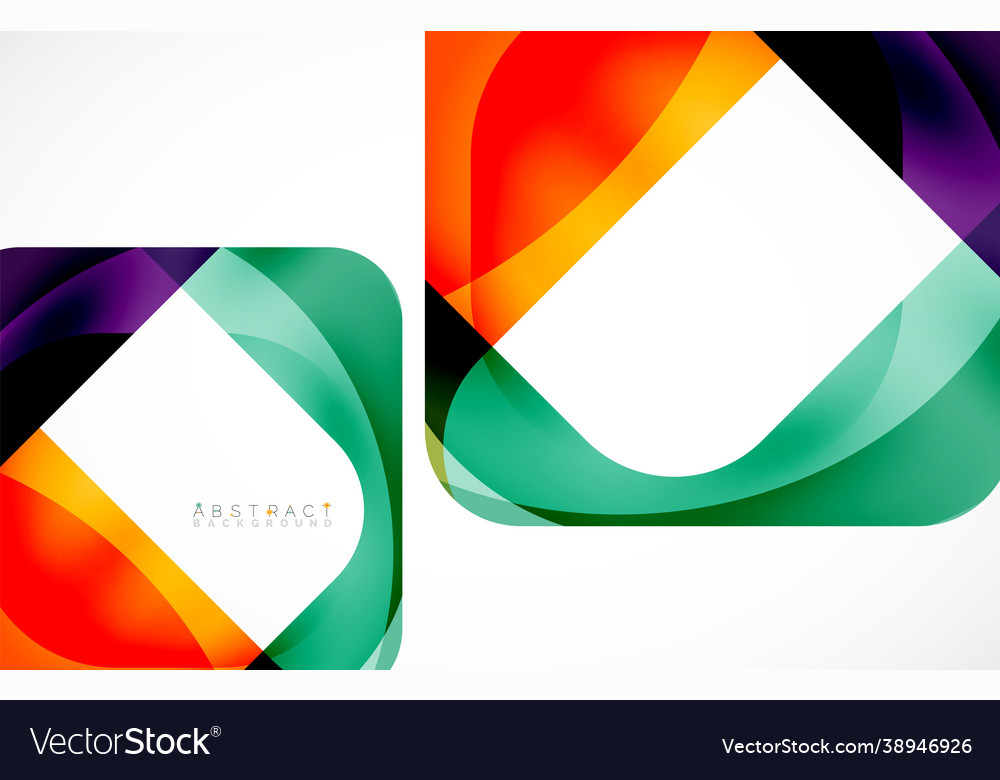 Minimal background abstract square shape vector image Minimal background abstract square shape