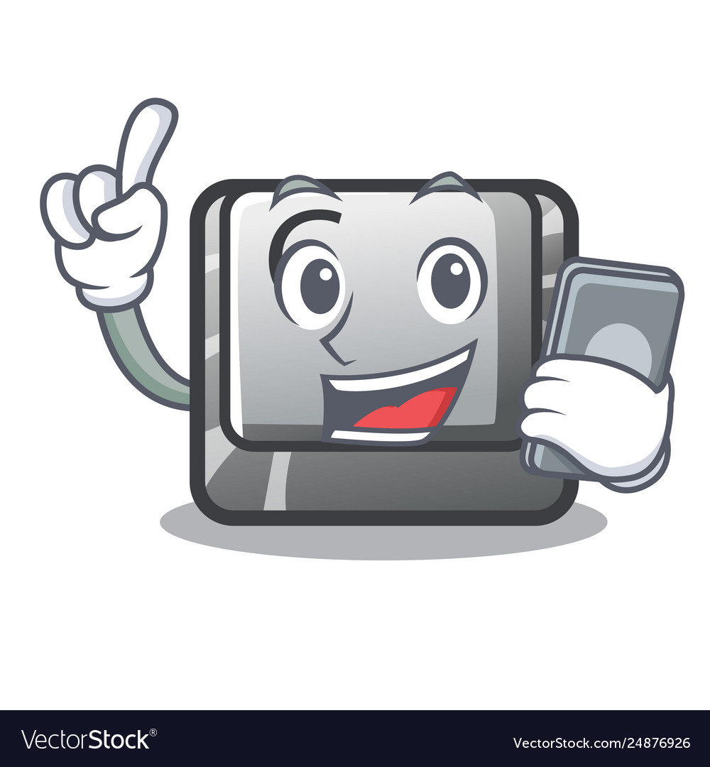 With phone button c on a keyboard character