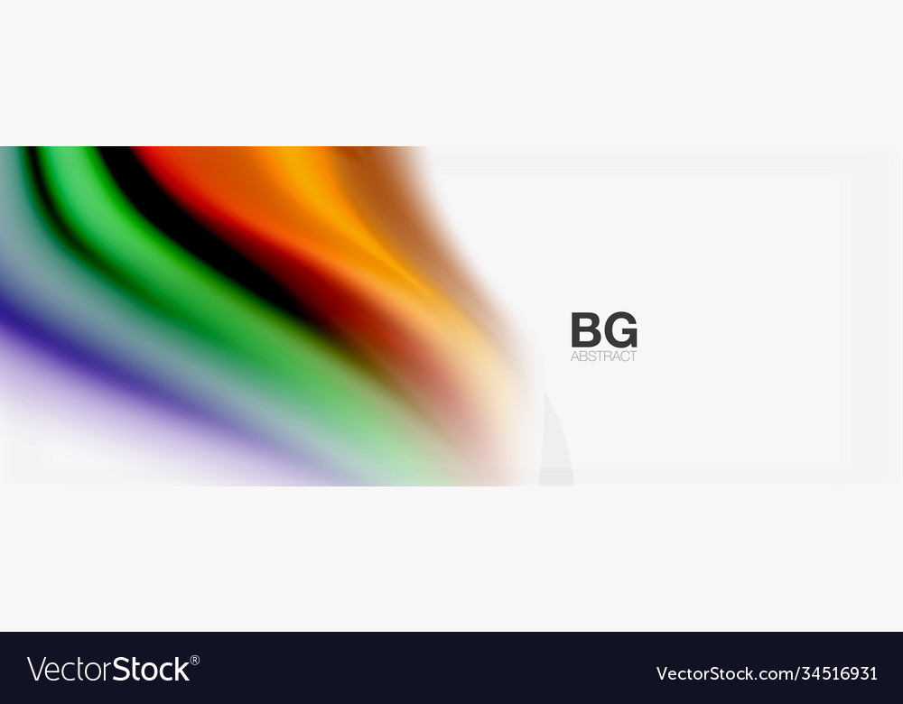 Abstract background smooth flowing lines blurred vector image Abstract background smooth flowing lines blurred