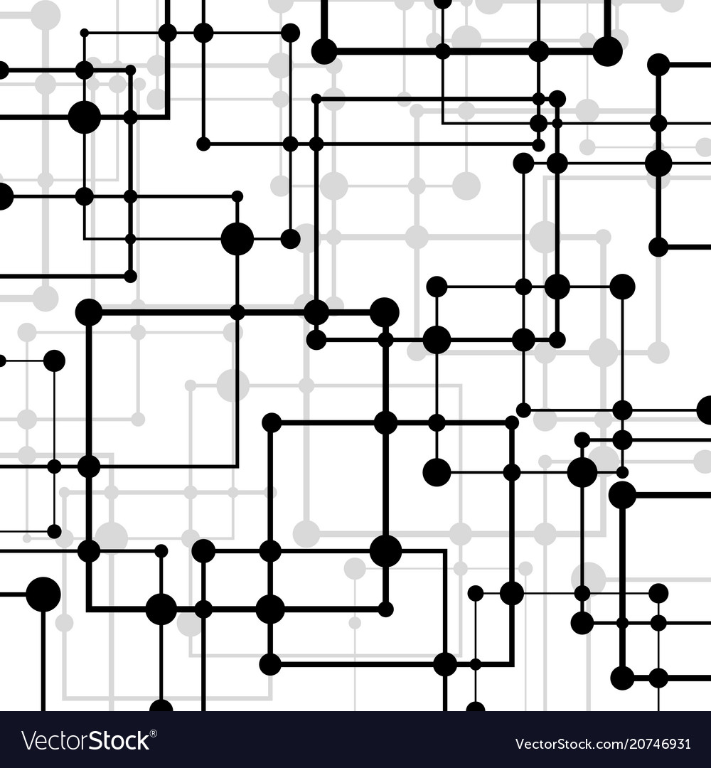 Abstract Geometric Pattern with Squares