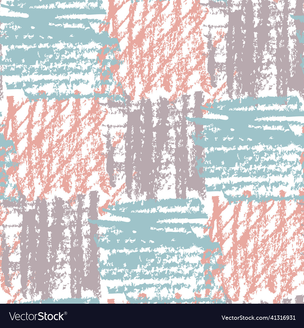 Chess pattern with rough strokes vector image Chess pattern with rough strokes