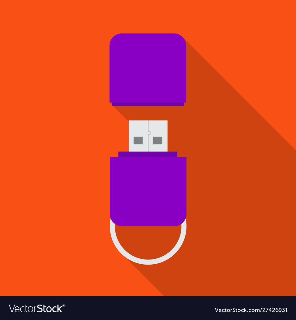 Isolierte Objekt USB und Speichersymbol Web