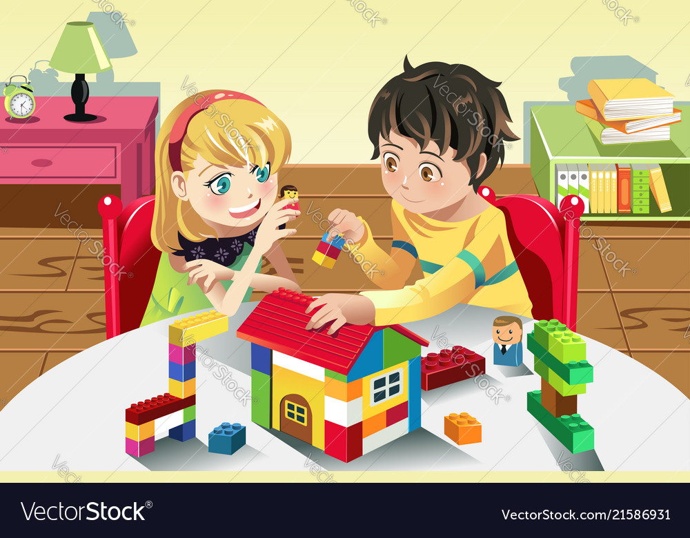 kids playing toys