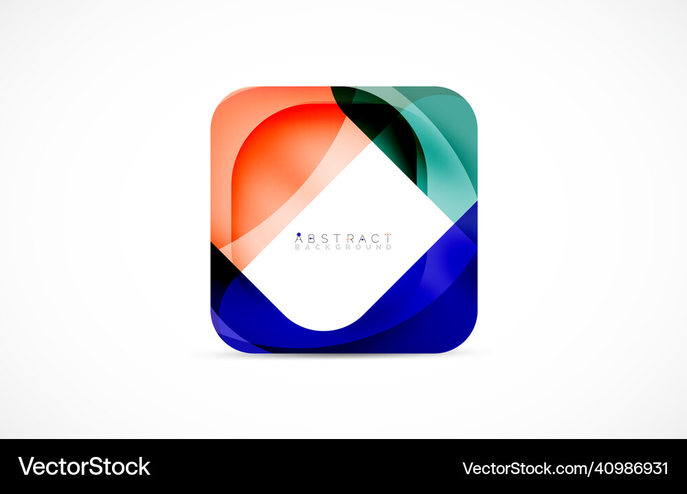 Minimal background abstract square shape Vector Image