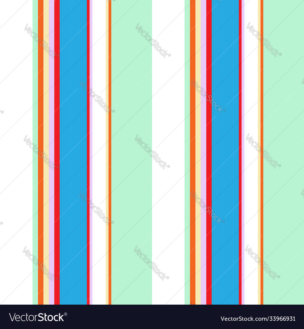 Rainbow stripe seamless pattern background vector image Rainbow stripe seamless pattern background