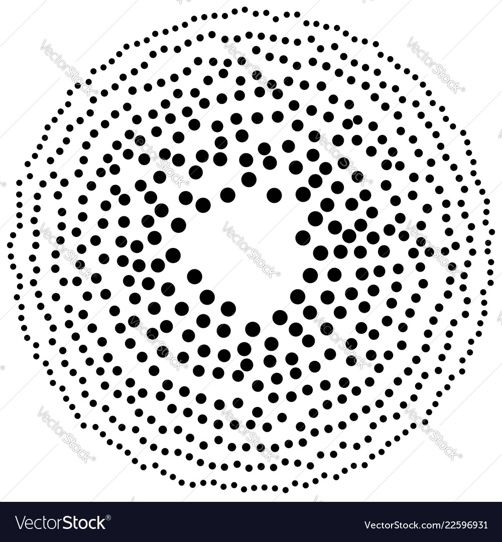 Random circles dots abstract element circular Vector Image Random circles dots abstract element circular