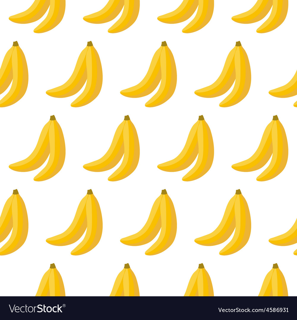 Seamless pattern with bananas