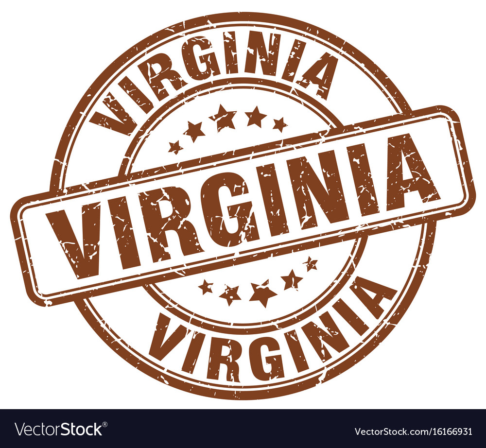 Virginia stamp Royalty Free Vector Image - VectorStock