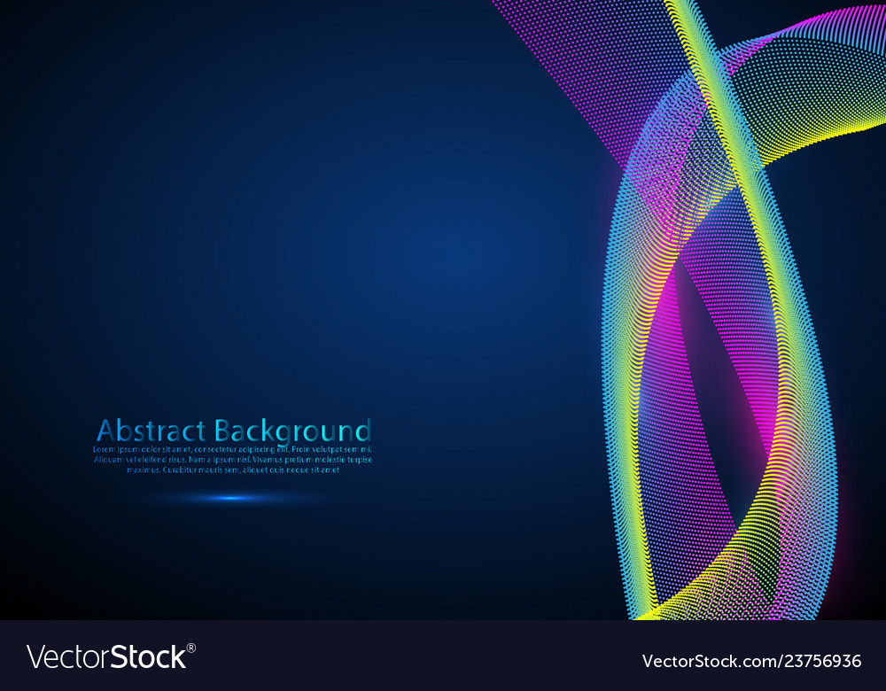 Abstract background with a dynamic waves vector image Abstract background with a dynamic waves