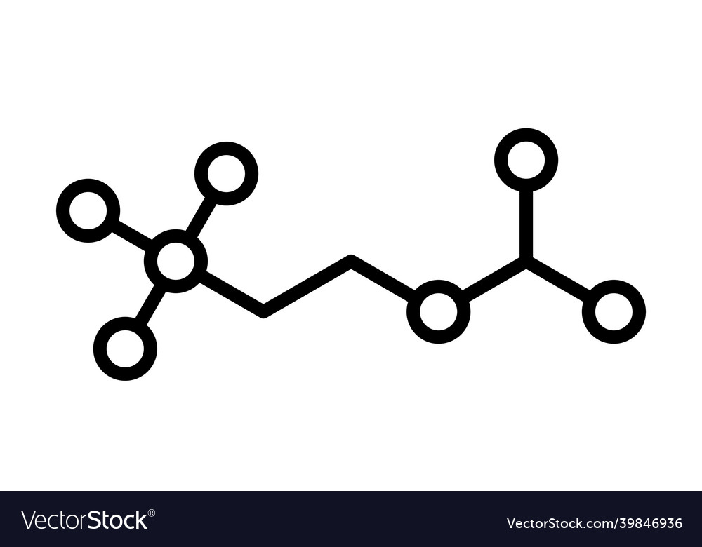 Acetylcholine Molecule Icon