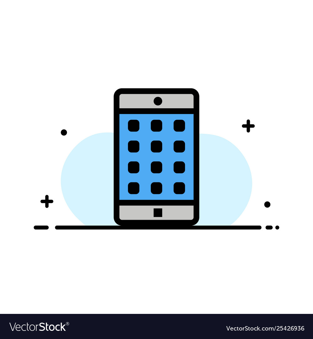Application mobile password vector image Application mobile password
