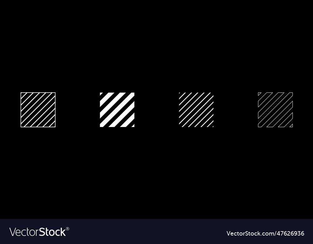 Cyberpunk style design elements set square