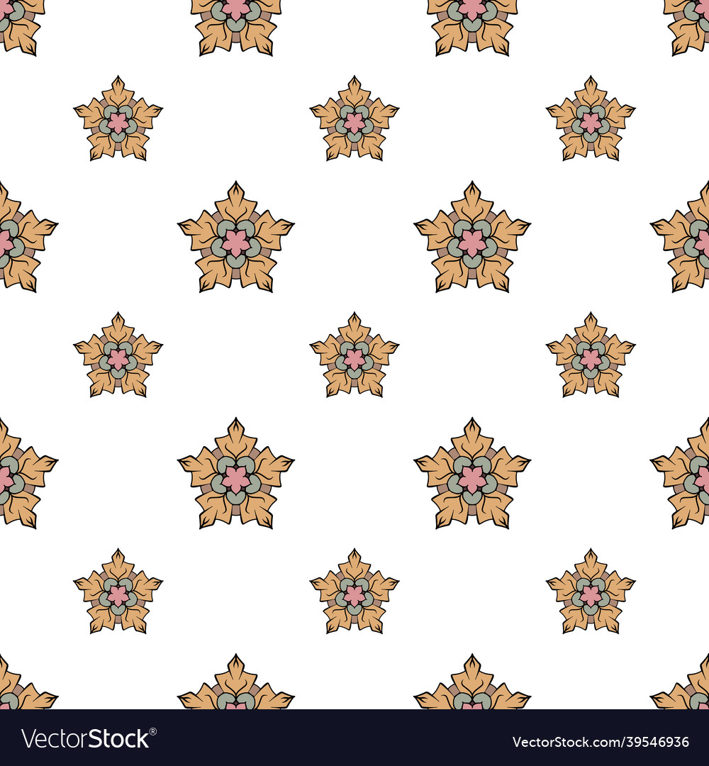 Fabric repeat pattern- seamless flat colorful vector image Fabric repeat pattern- seamless flat colorful