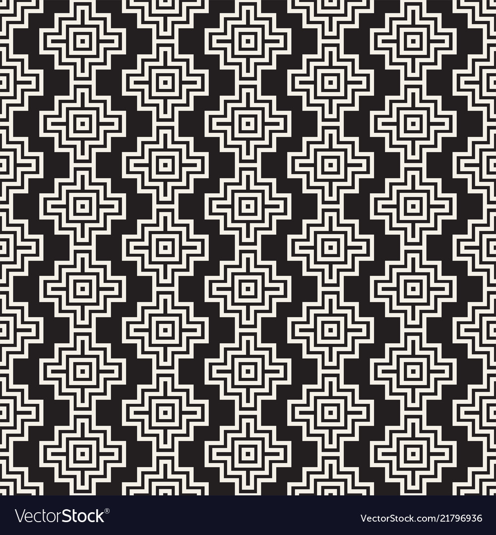 Modern Mosaic Line Pattern