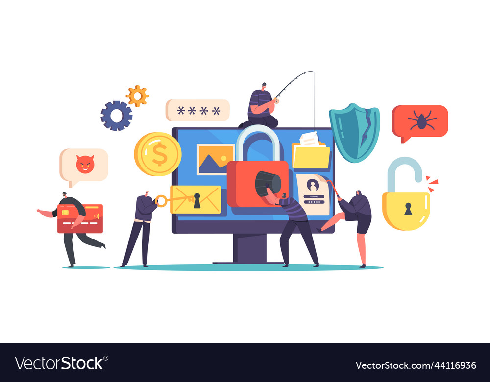 Password phishing hacker attack concept hackers