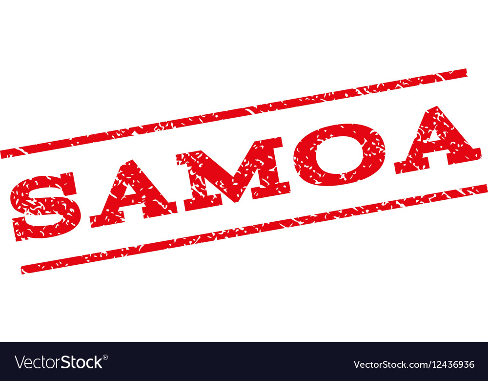 Samoa watermark stamp