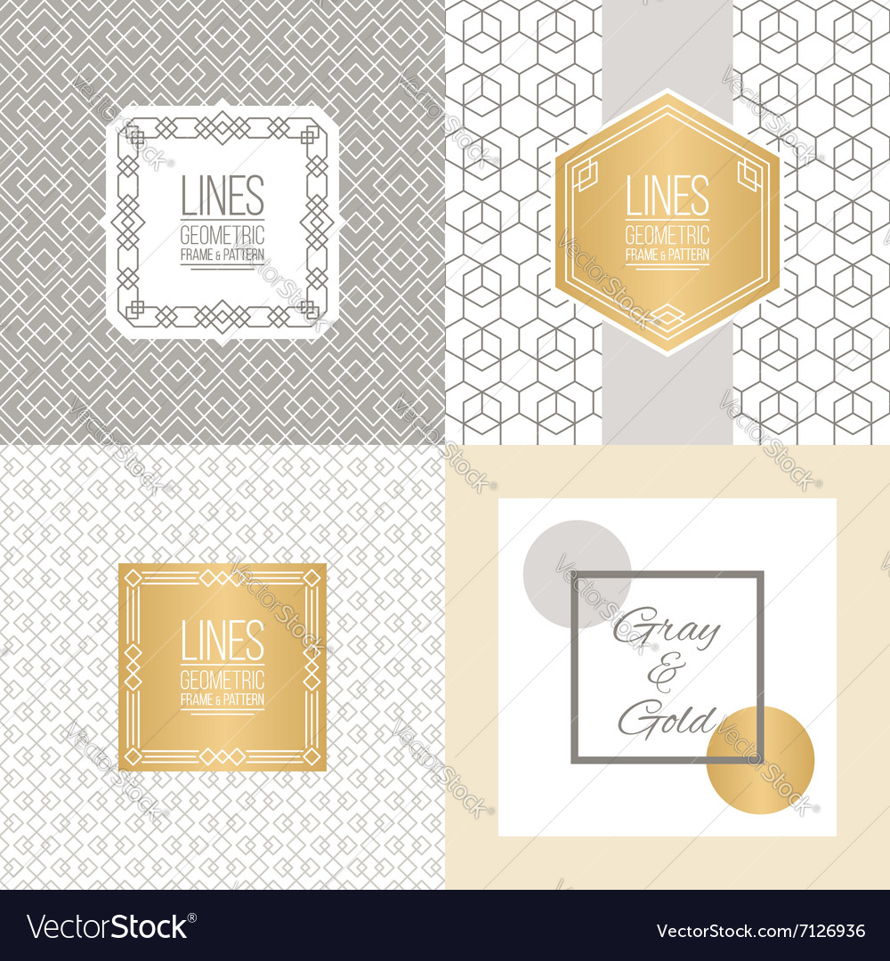 Set of line patterns and linear frames