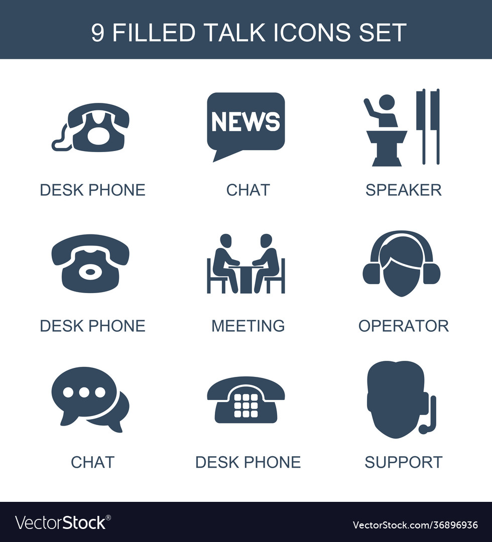 Talk icons