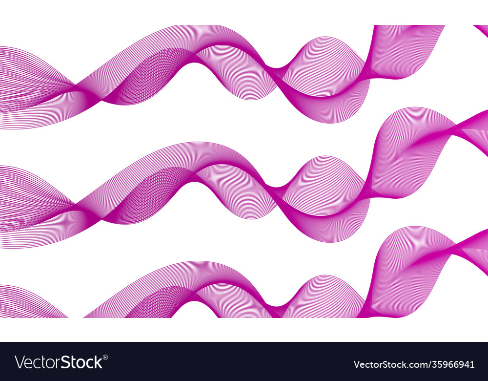 Abstract background with purple dynamic waves vector image Abstract background with purple dynamic waves