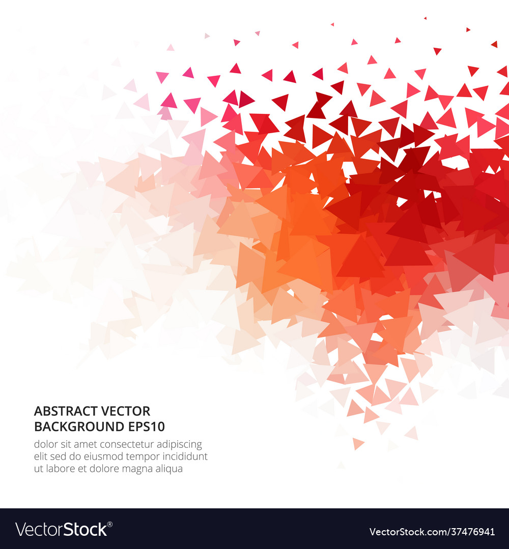 Abstract bright image with texture triangles vector image Abstract bright image with texture triangles