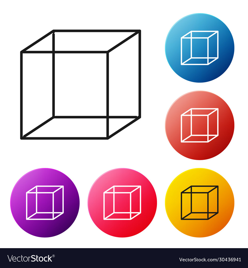 Black line function mathematical symbol icon vector image Black line function mathematical symbol icon