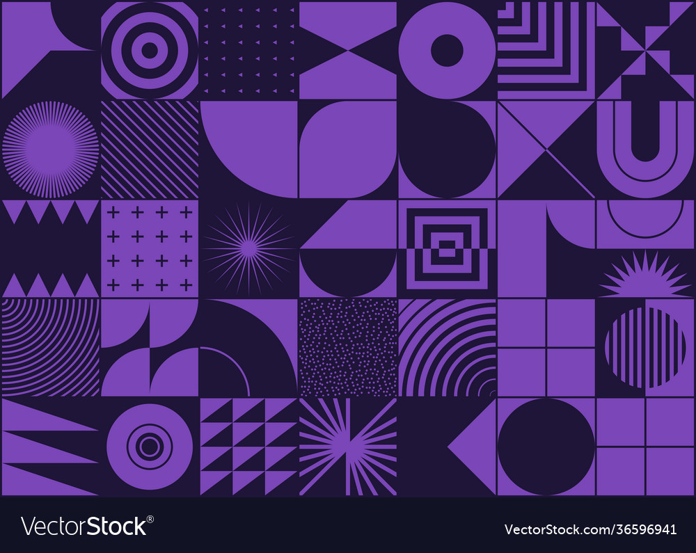 Brutalism design abstract pattern Vector Image Brutalism design abstract pattern