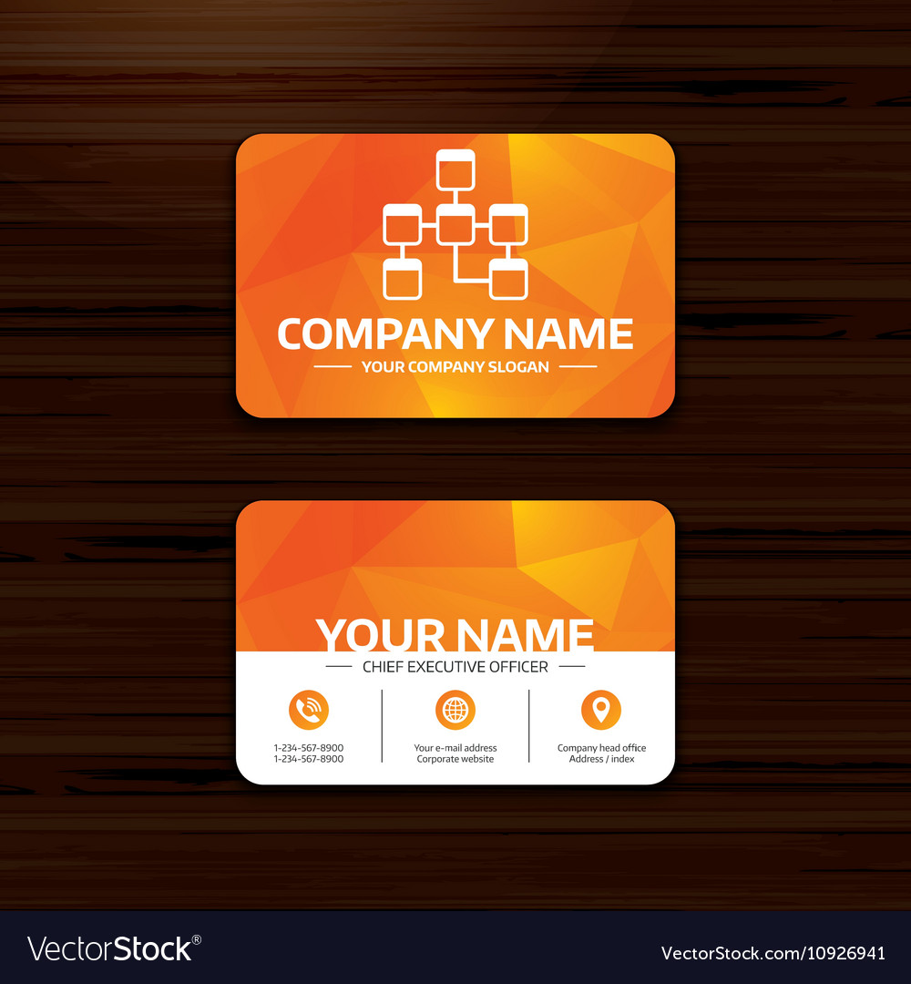 Database sign icon relational schema