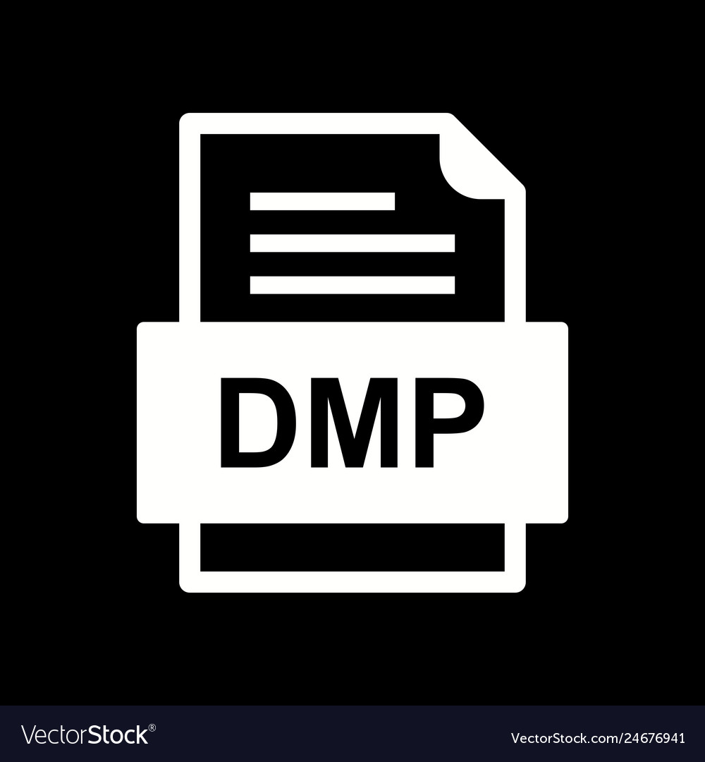 Dmp file document icon