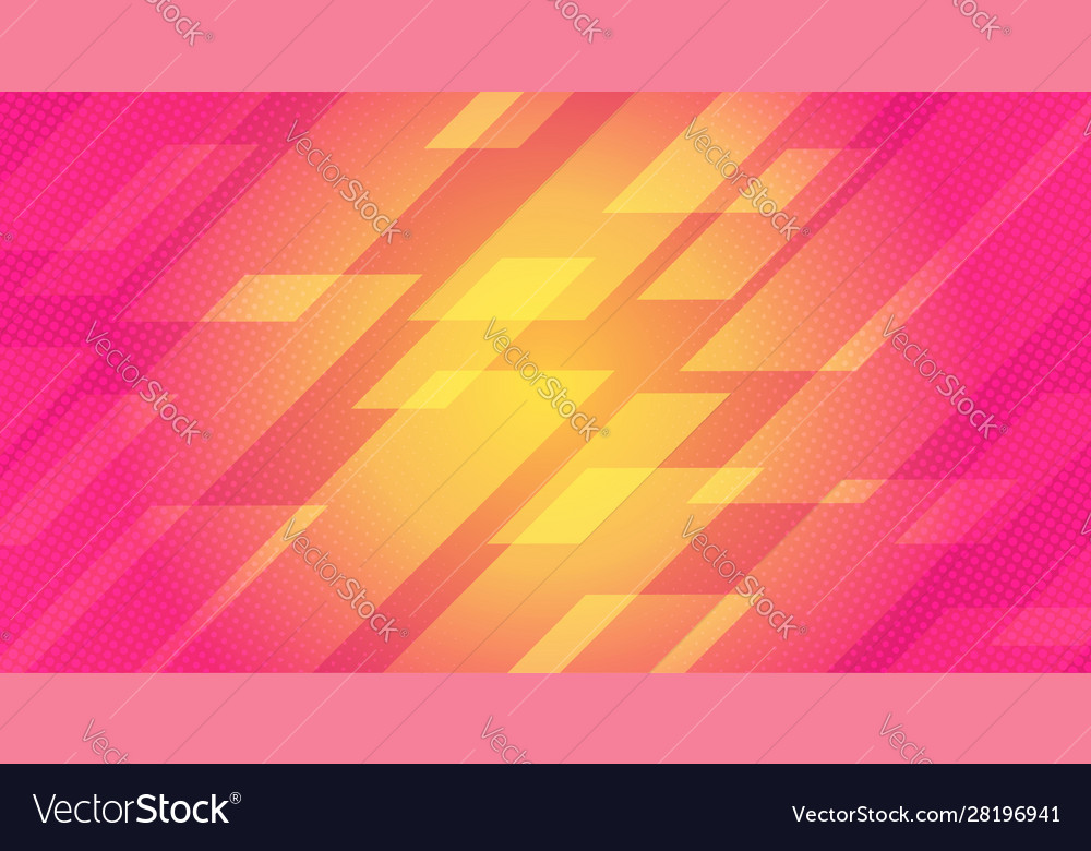 Gradient halftone background with geometric shape