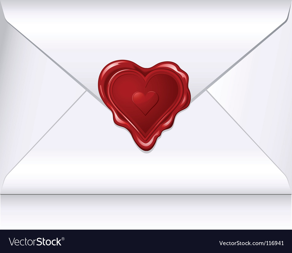 Download Love letter Royalty Free Vector Image - VectorStock