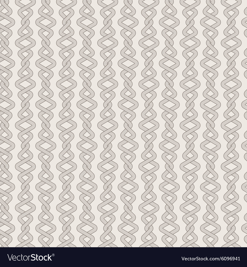 Seamless abstract pattern of twisted ropes