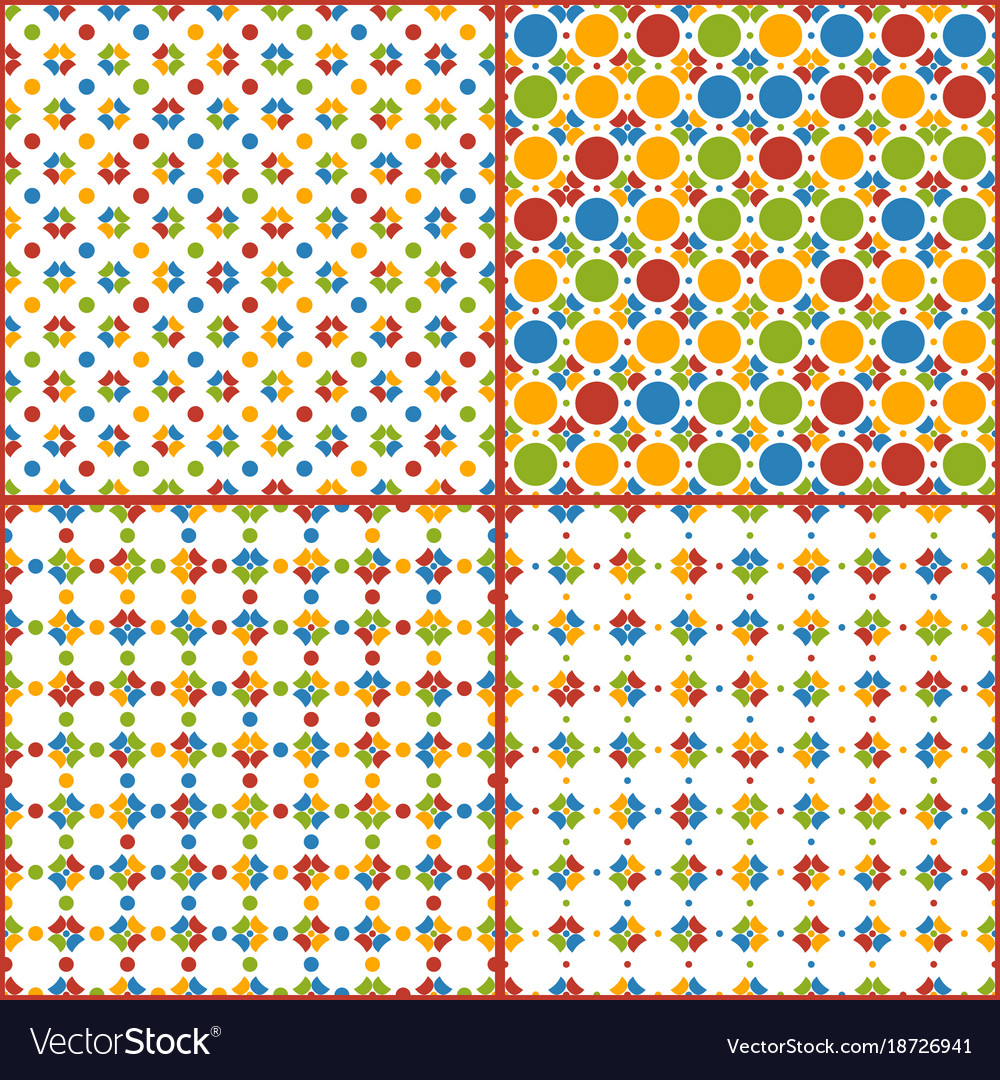 Set of seamless pattern