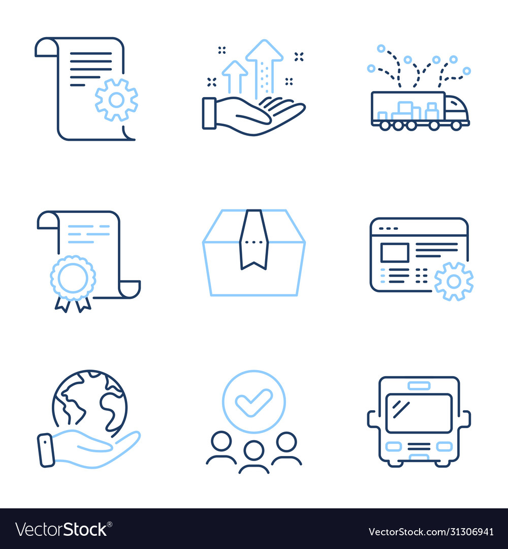 Web settings analysis graph and technical vector image Web settings analysis graph and technical