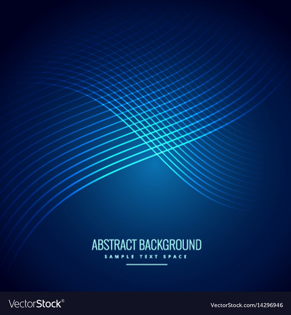 Blauer Hintergrund mit Kurvenlinien Muster