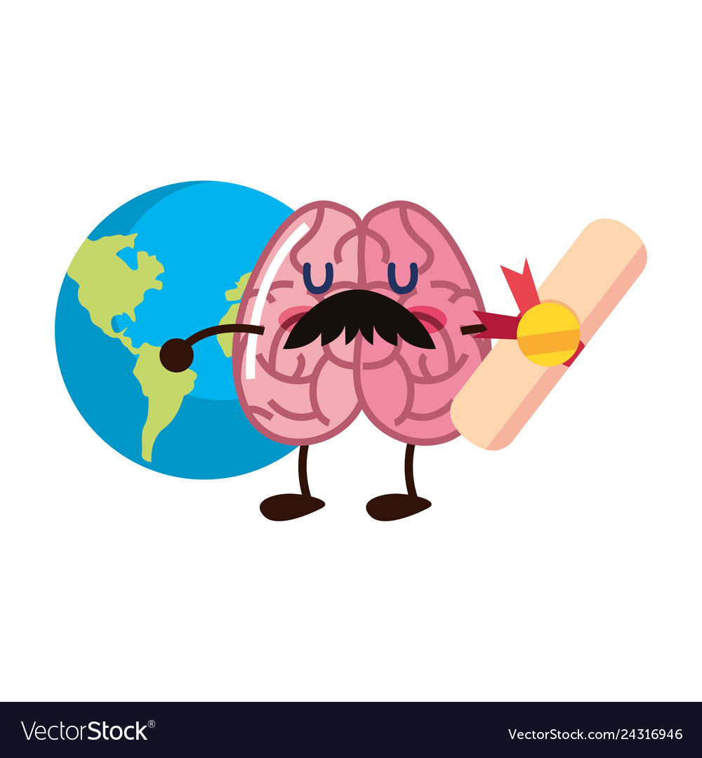 Brain cartoon education