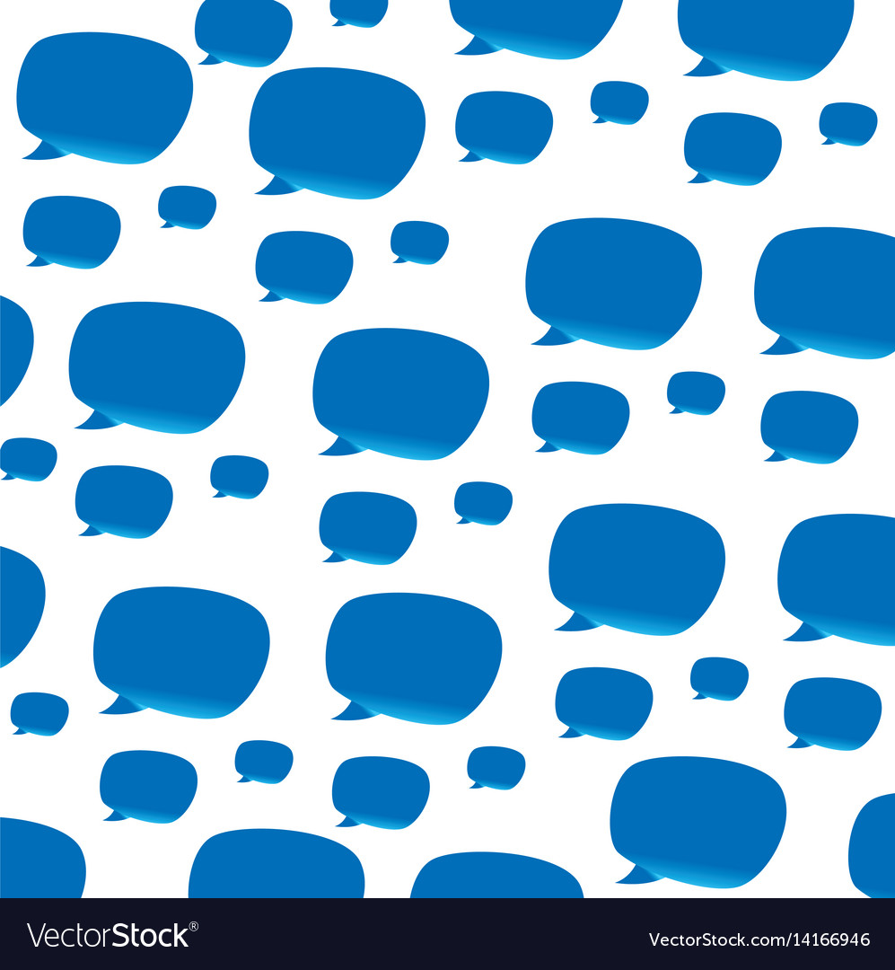 Chat bubble speakbox Royalty Free Vector Image