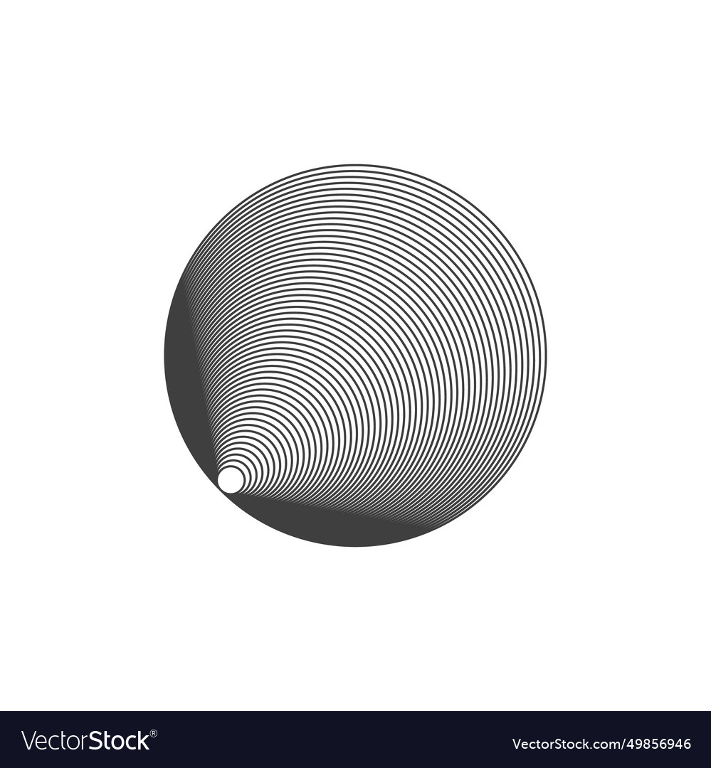 Concentric circle elements element for graphic Vector Image Concentric circle elements element for graphic