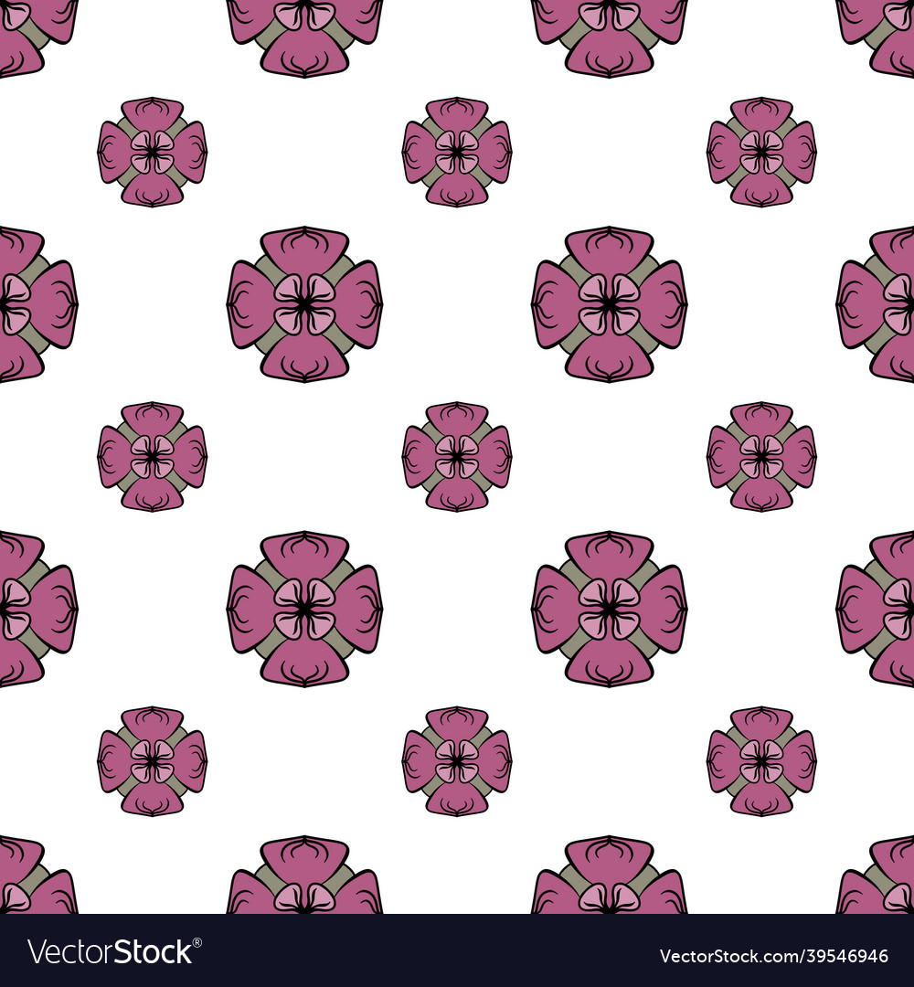 Fabric repeat pattern- seamless flat colorful