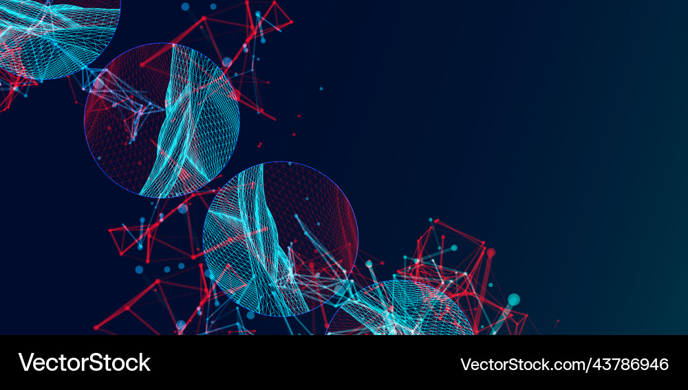 Modern science or technology elements trendy Vector Image