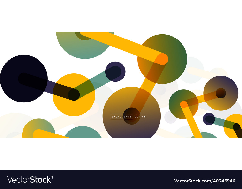 Network concept abstract background dots vector image Network concept abstract background dots