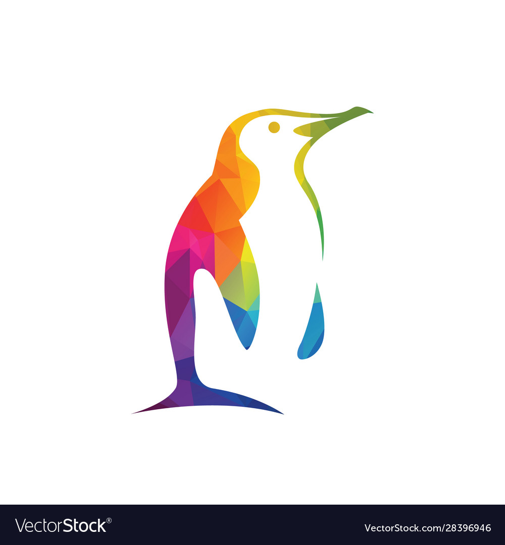 Penguin logo design icon