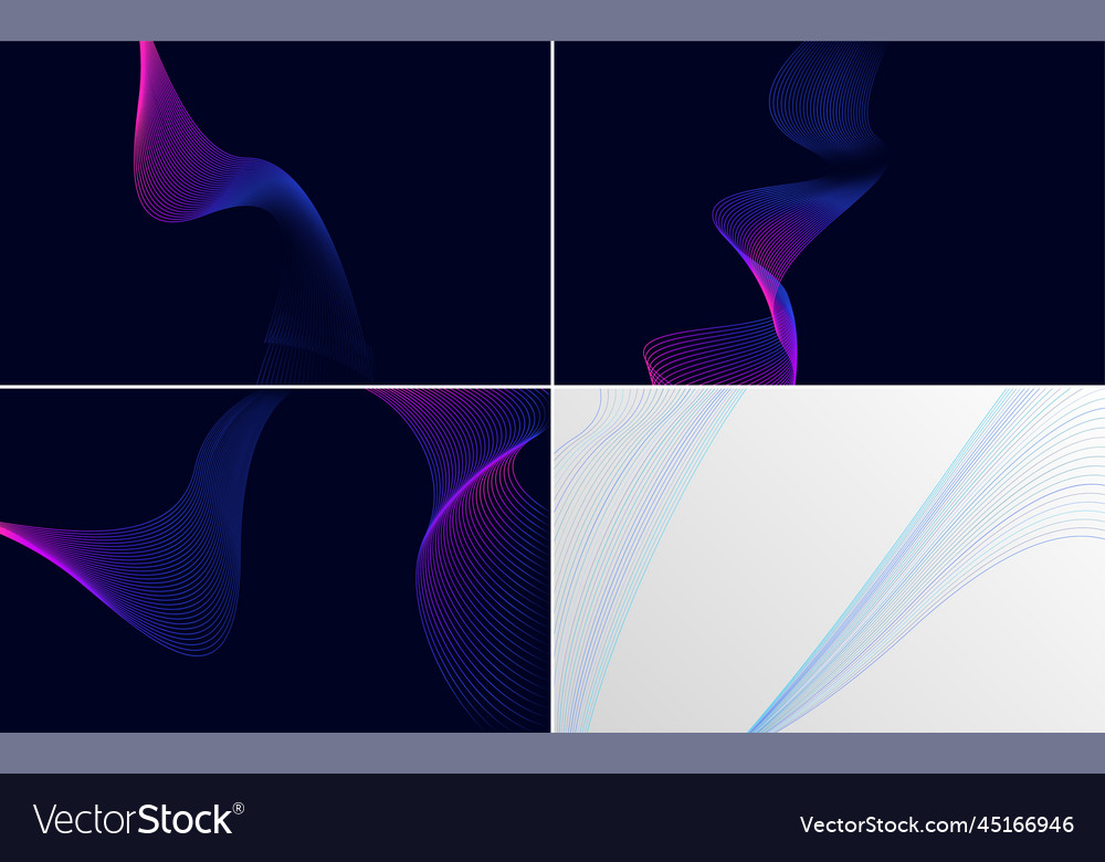 Wave curve abstract backgrounds for a unique