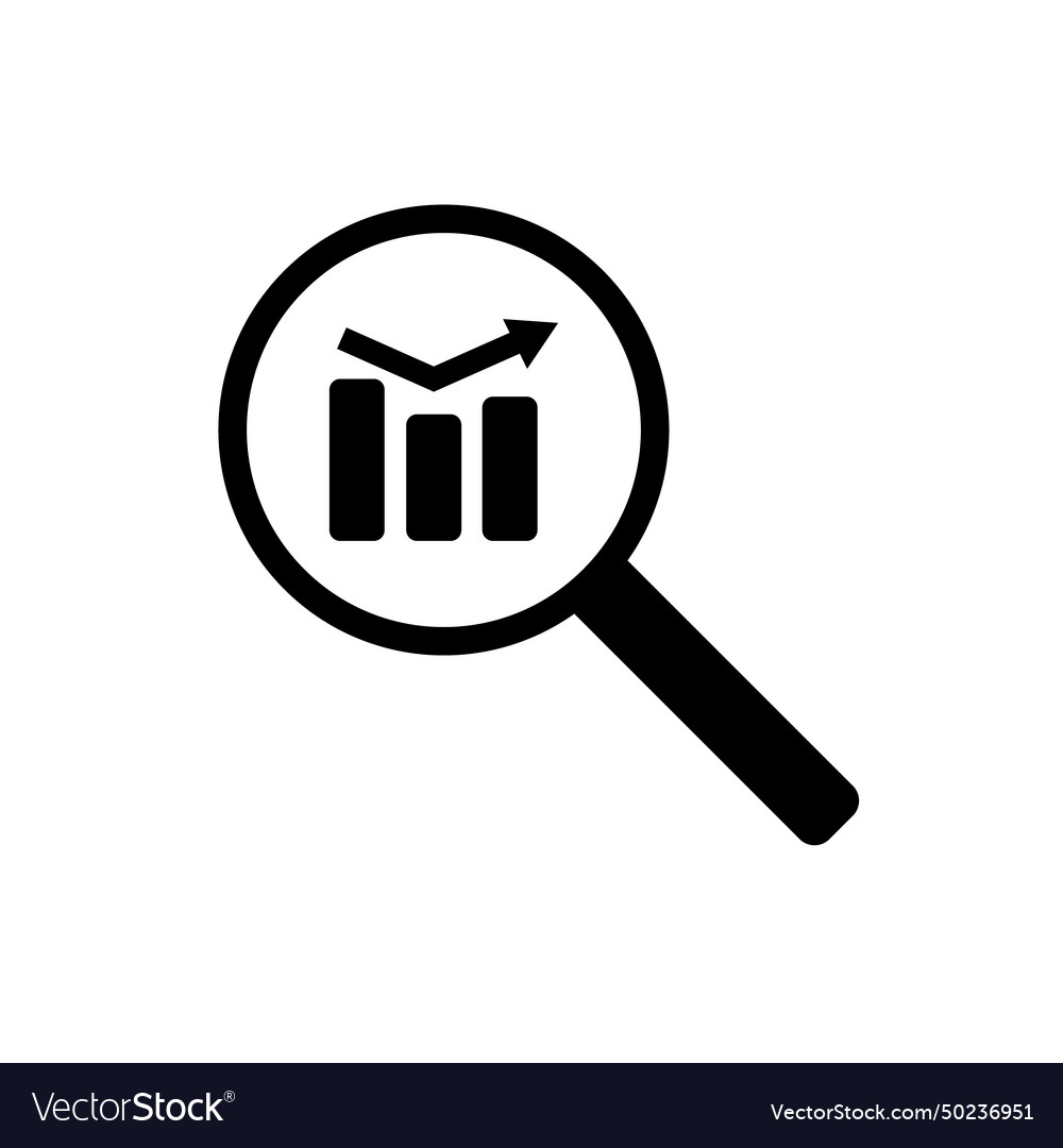 Analyze icon Royalty Free Vector Image - VectorStock