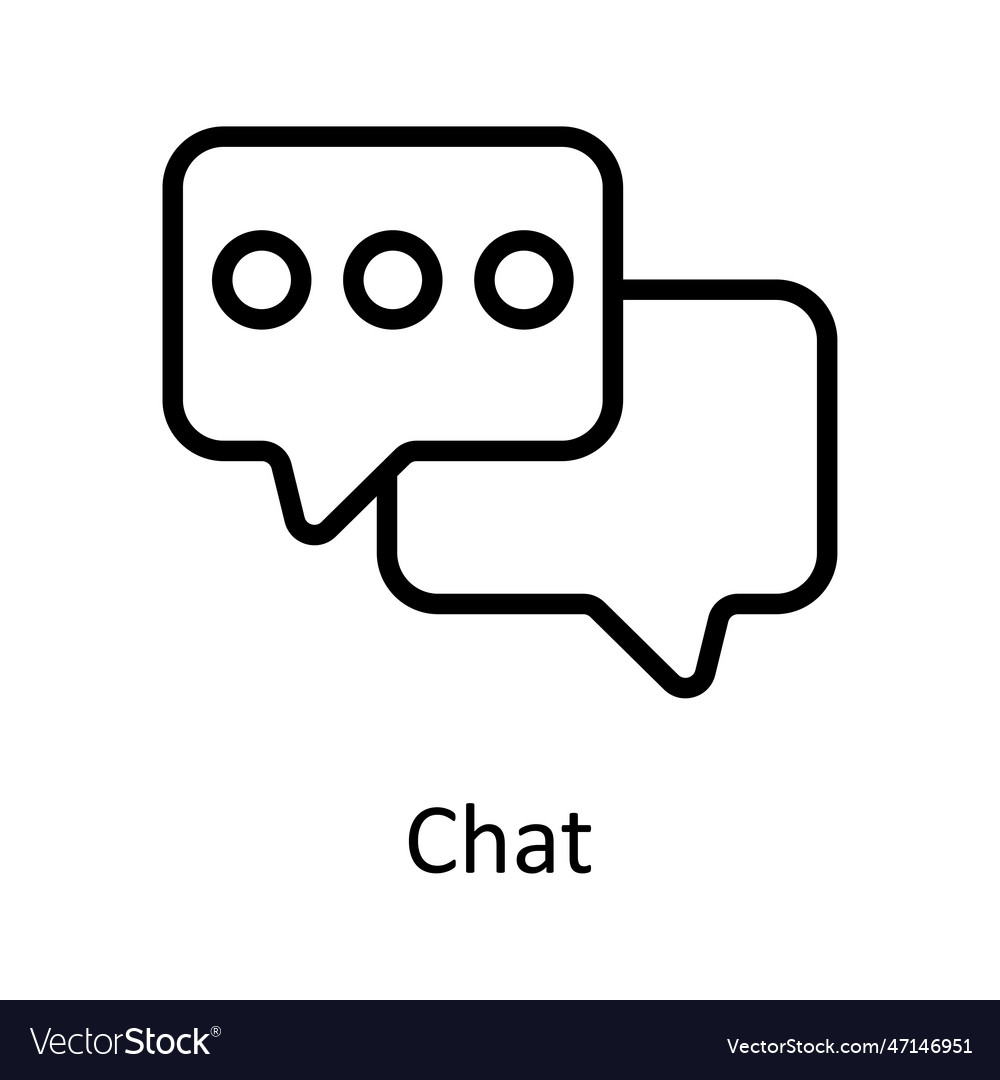 Chat Kontur Symbol Design ti