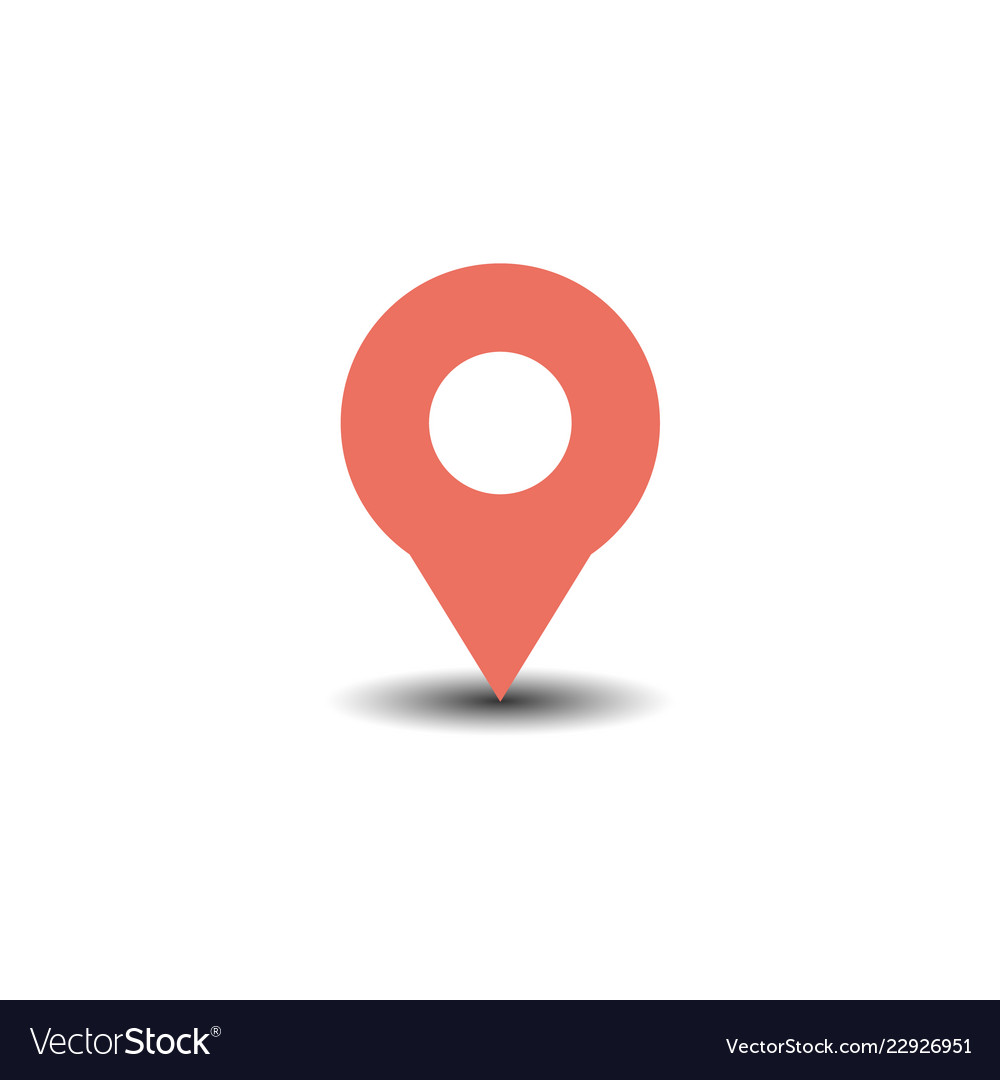 Map pointer flat icon image