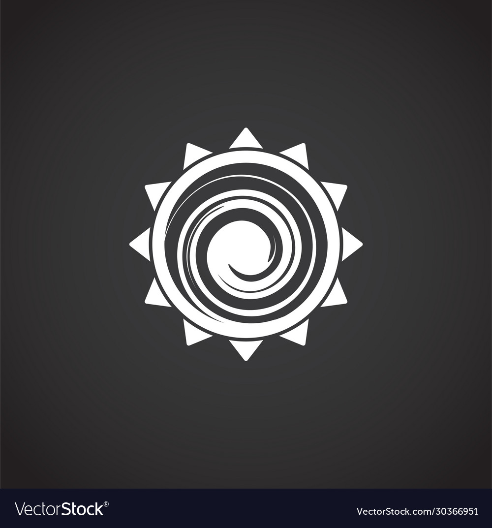 Sun related icon on background for graphic and web Vector Image Sun related icon on background for graphic and web