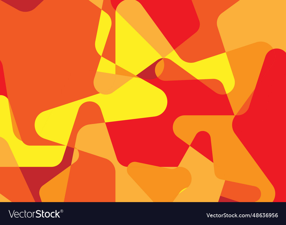 Abstract yellow line red layer geometric random vector image Abstract yellow line red layer geometric random